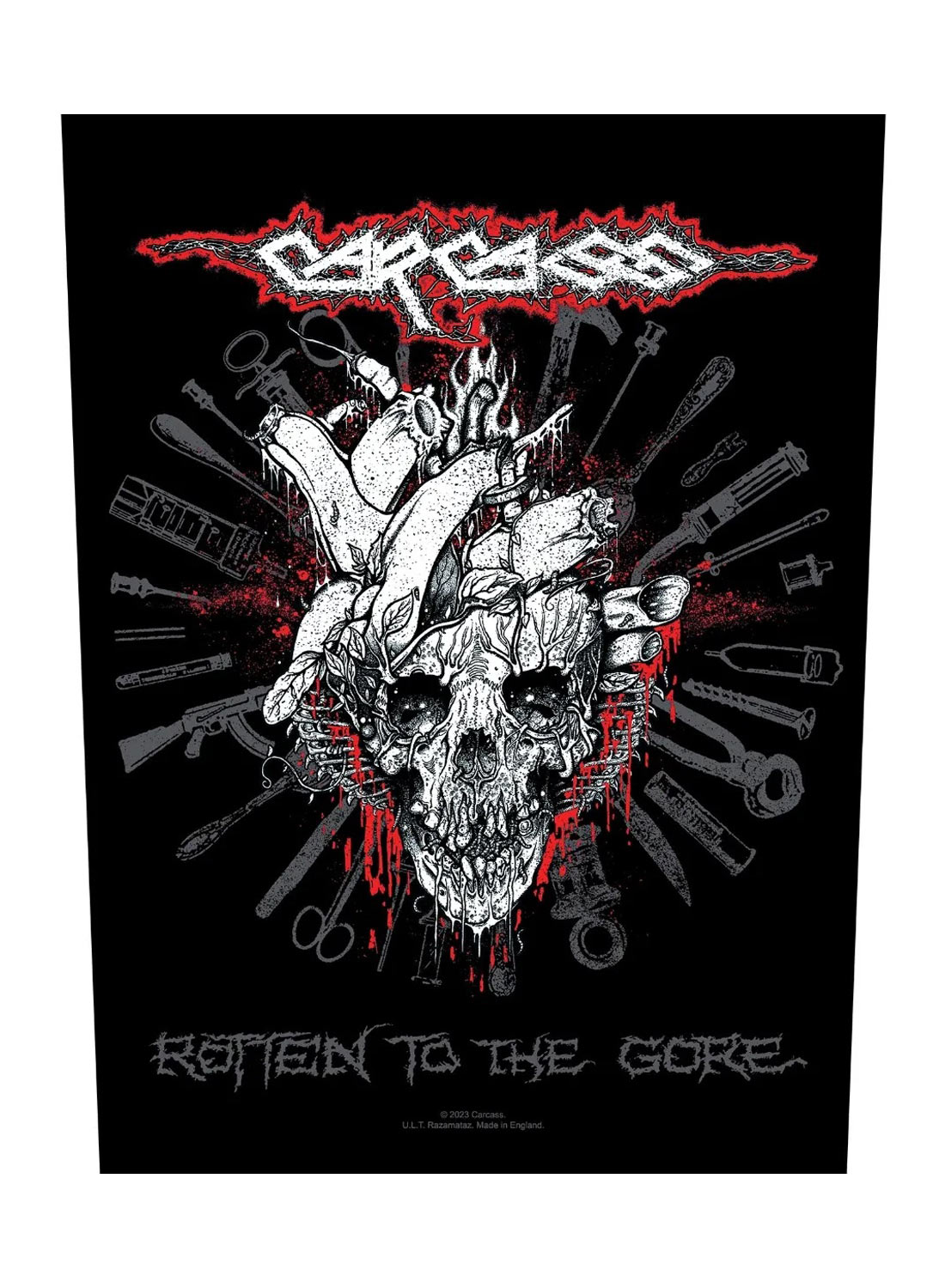 Carcass Rotten To The Gore -selkämerkki