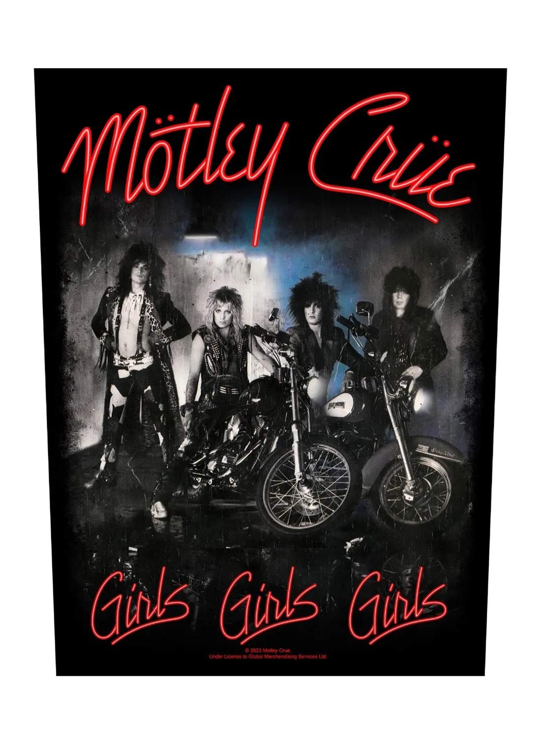Mötley Crue Girls, Girls, Girls -selkämerkki