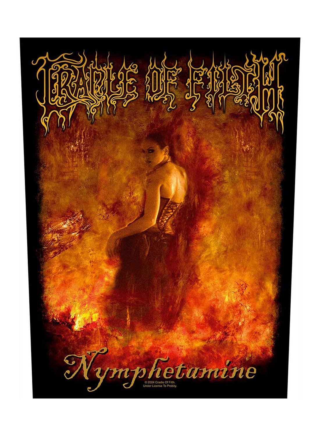 Cradle Of Filth Nymphetamine -selkämerkki