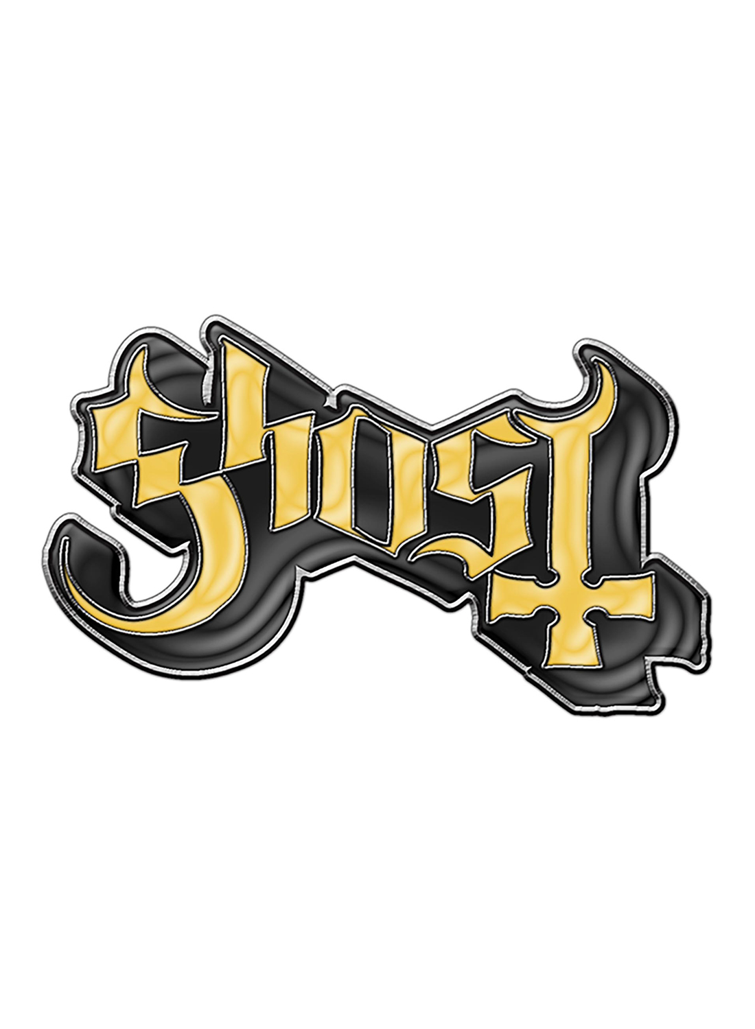 Metallinen Ghost-logo-pinssi