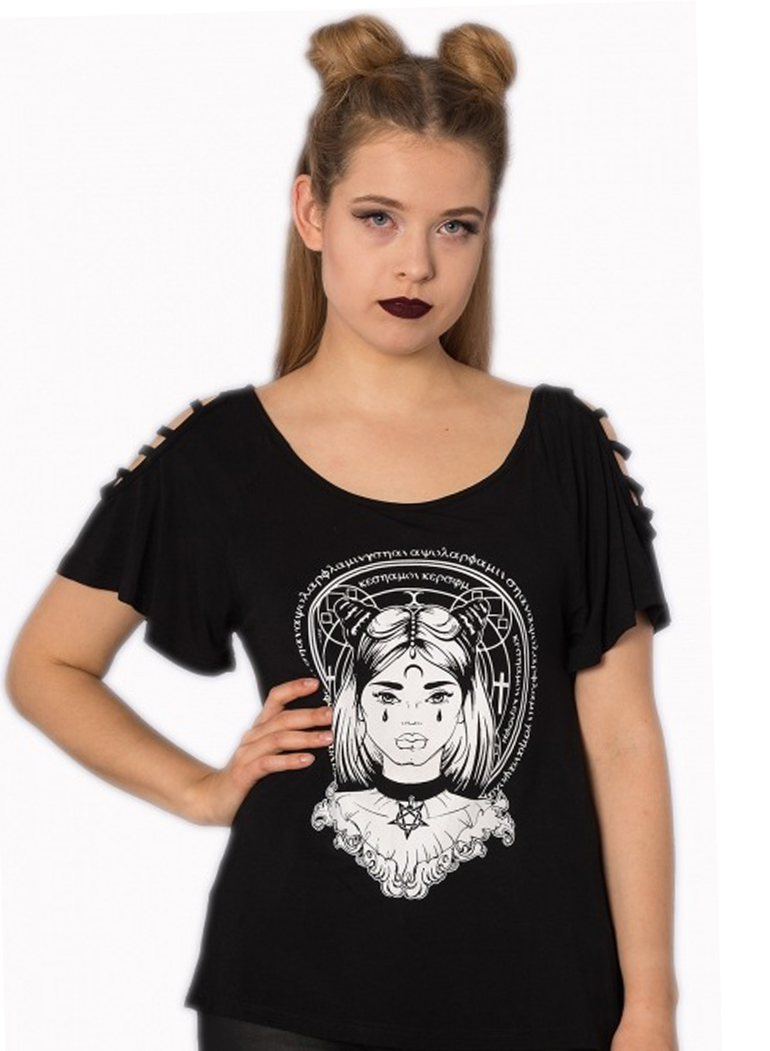 Goottilainen tyttöpaita