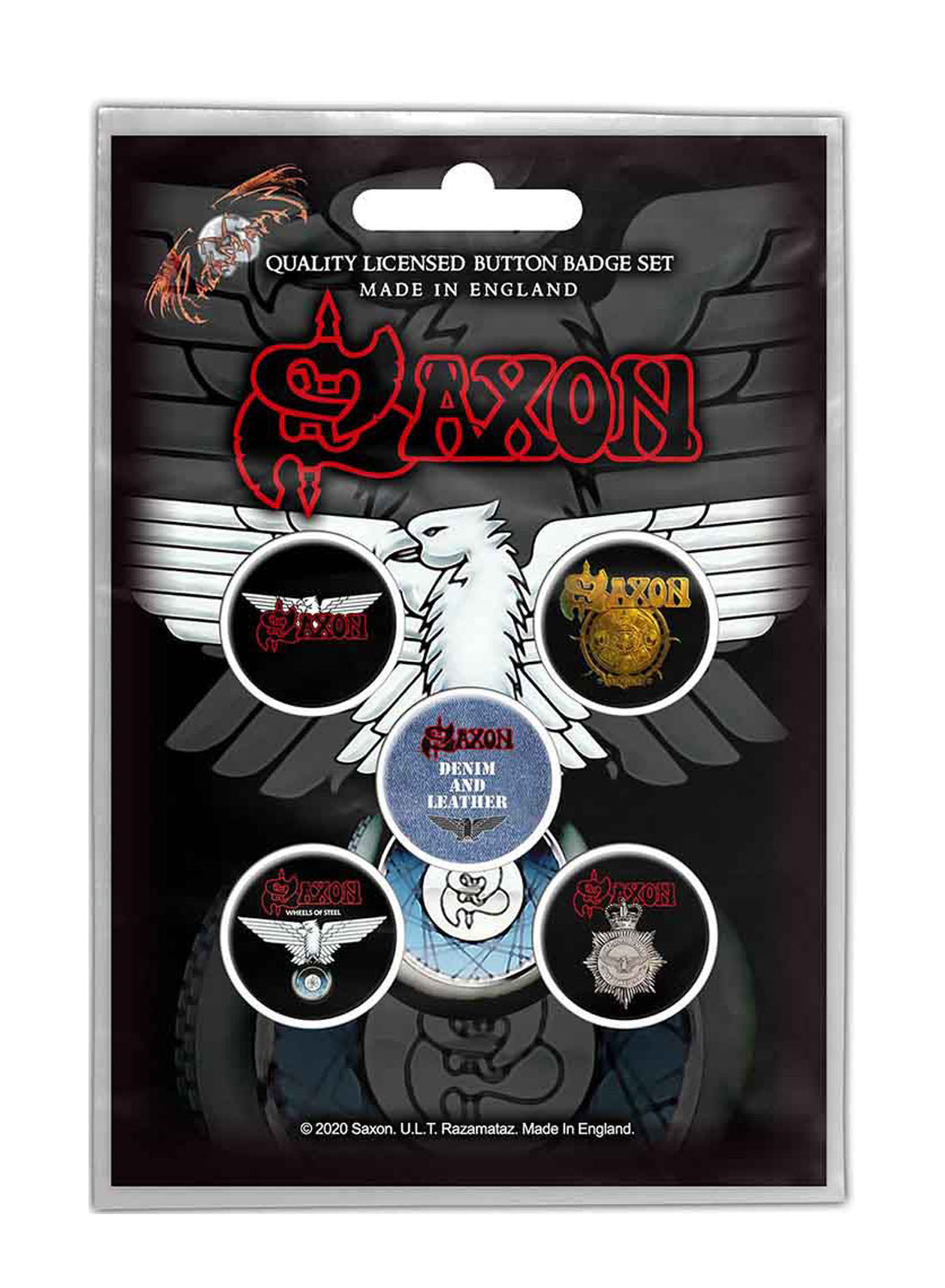 Saxon Wheels Of Steel -merkkipakkaus