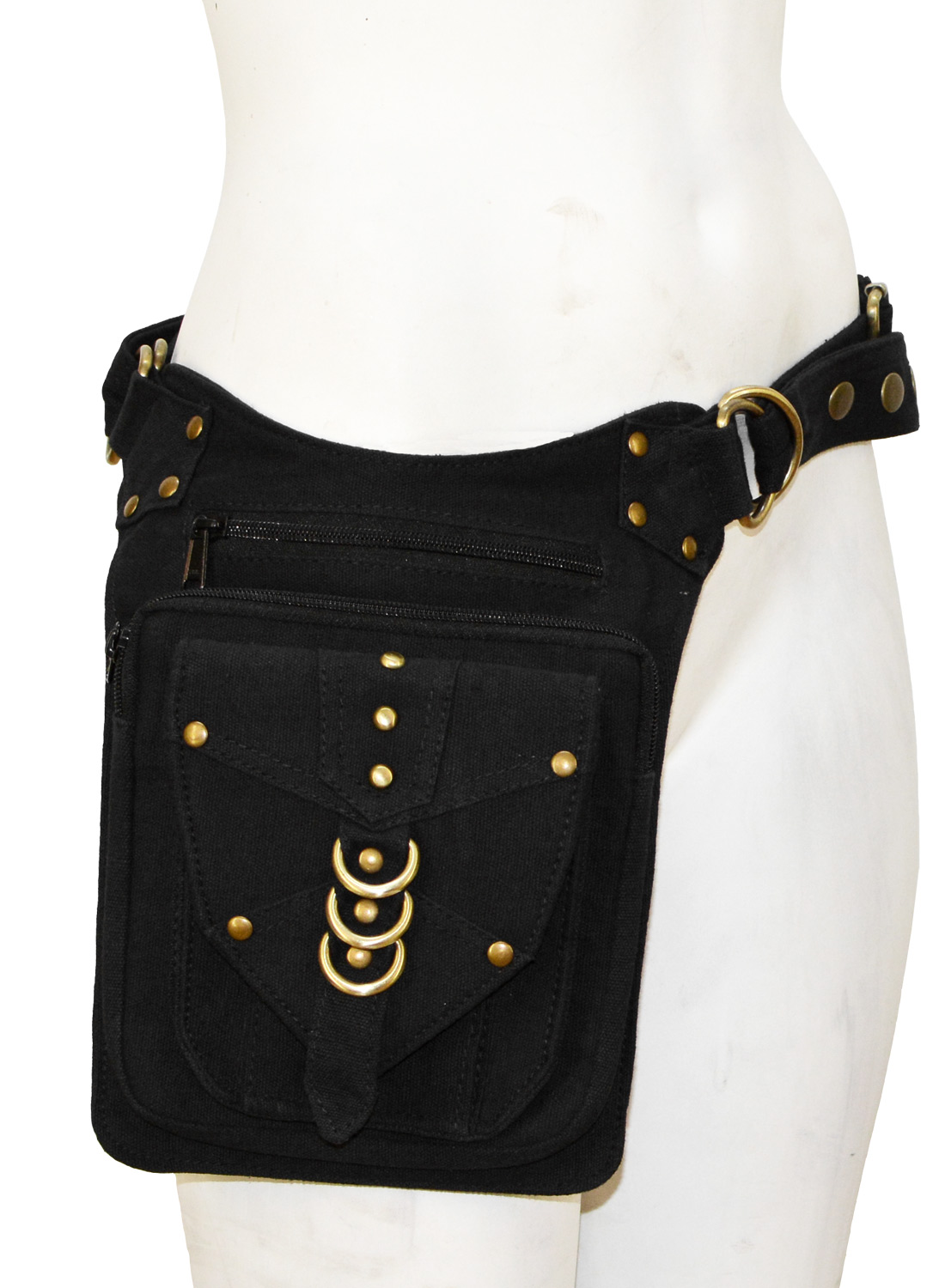 Sormuksenkantajan lantiolaukku, messinki