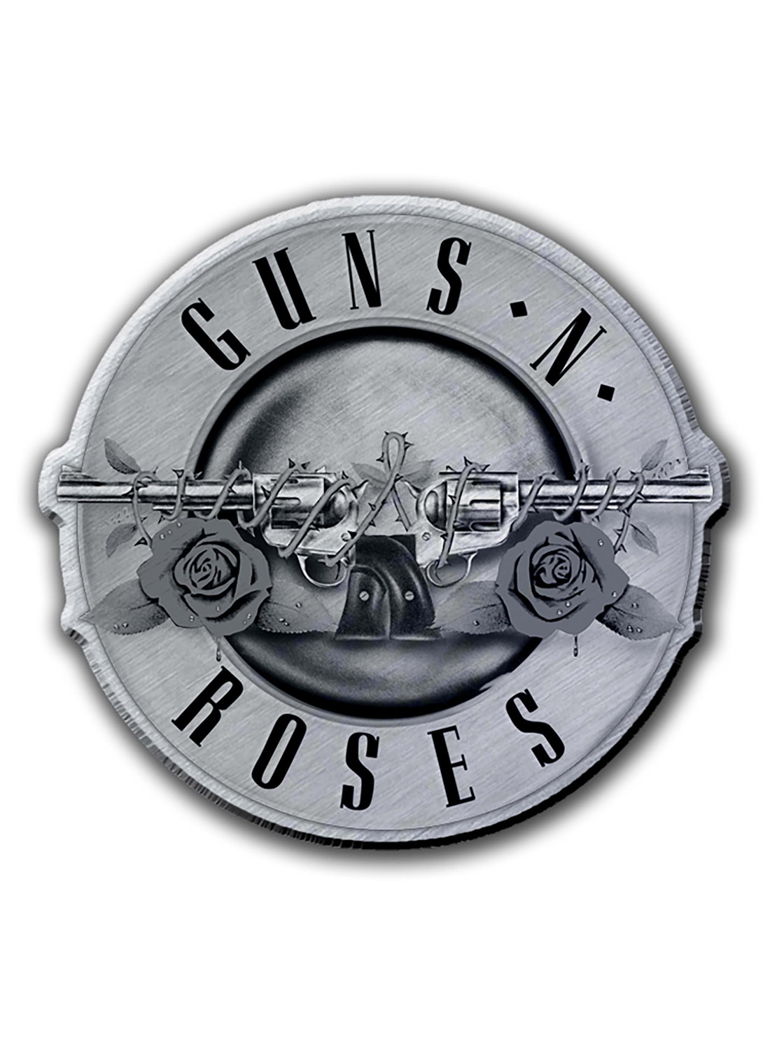 Guns 'N' Roses Bullet Logo -metallinen rintanappi
