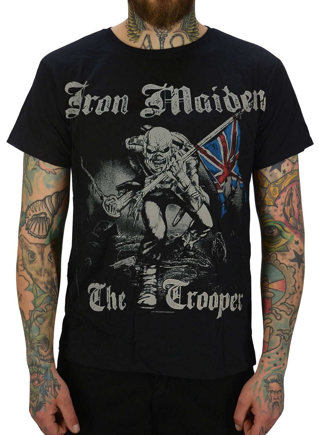 Iron Maiden Sketched Trooper -t-paita