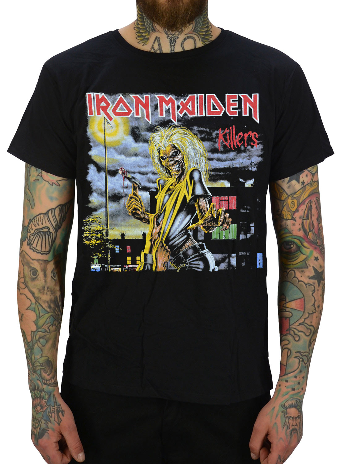 Iron Maiden Kilers -päällinen T-paita