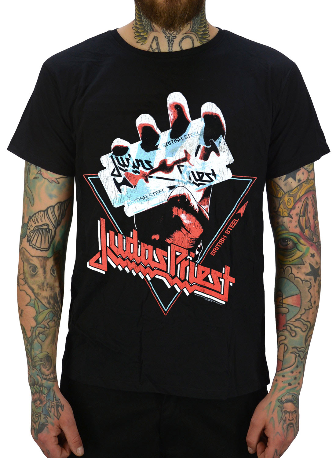 Judas Priest British Steel Vintage T-paita