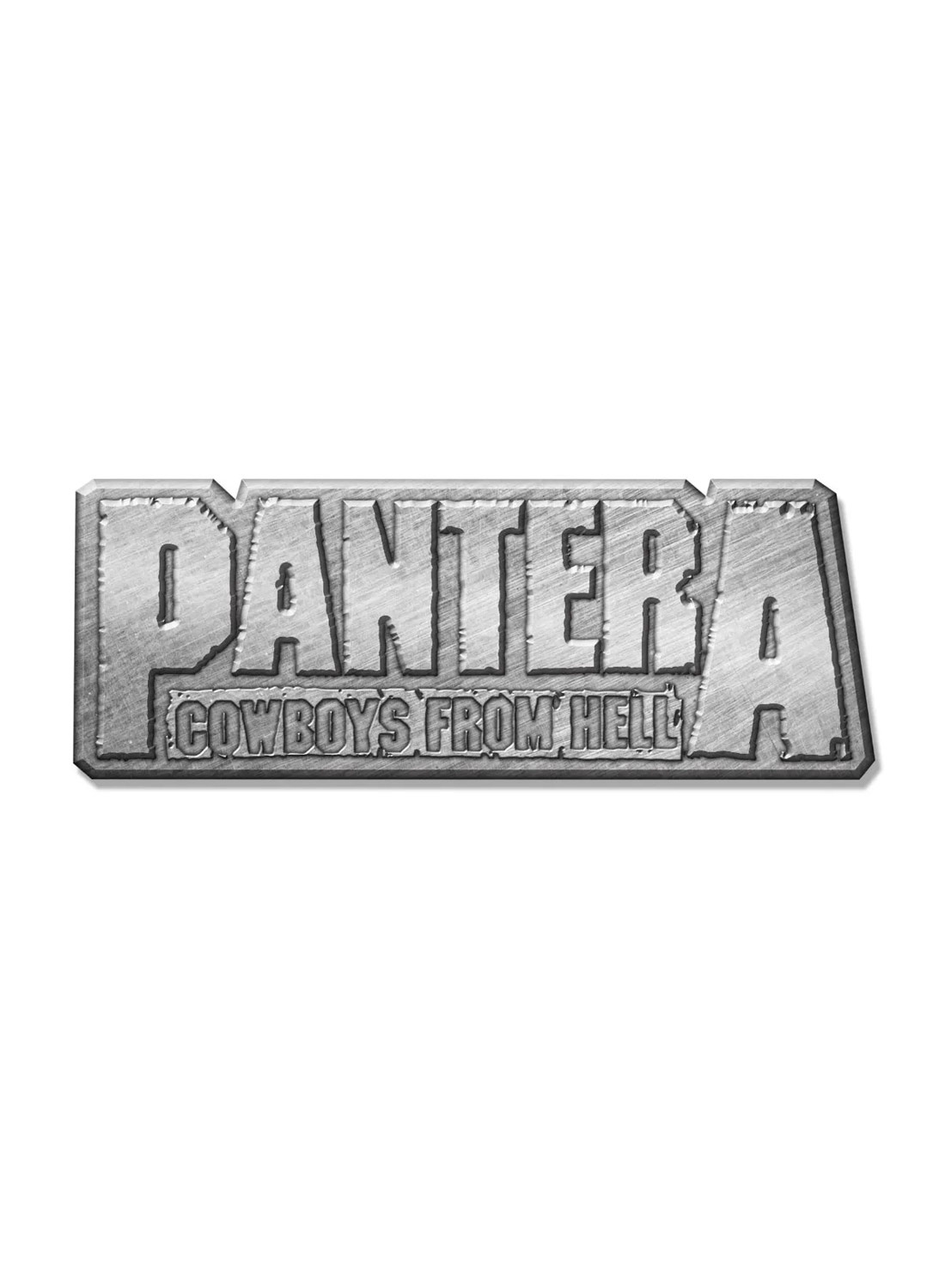 Panther Cowboys From Hell -metallinen rintanappi