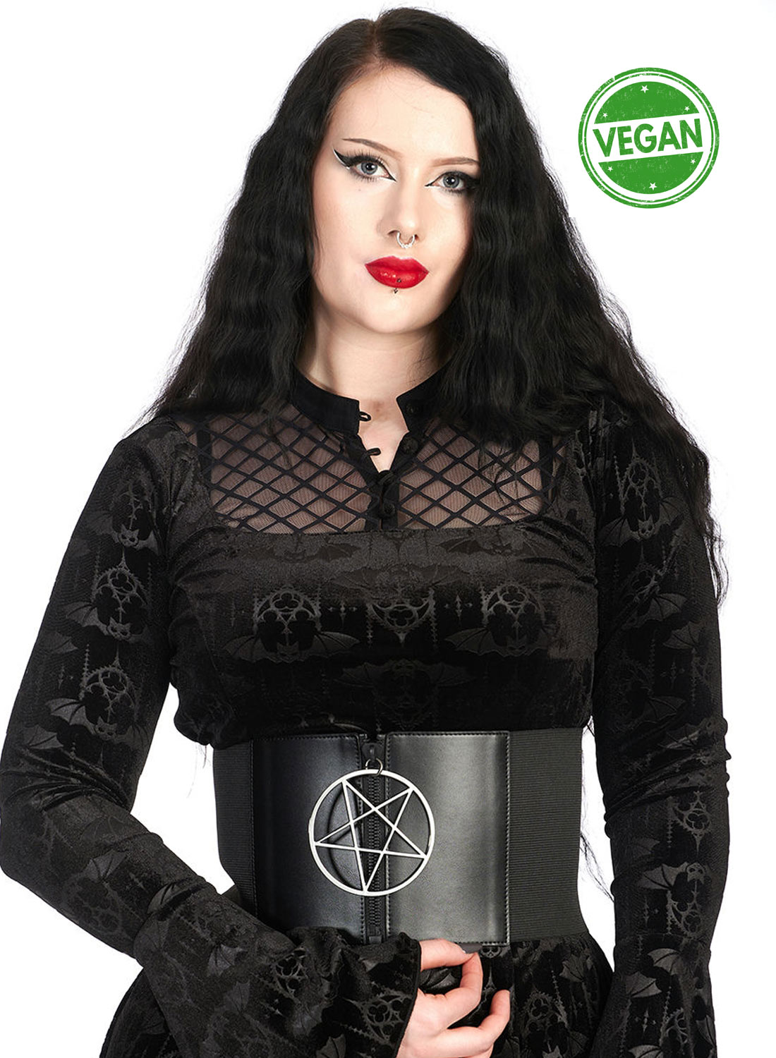 Leveä hiilikuituinen vyö