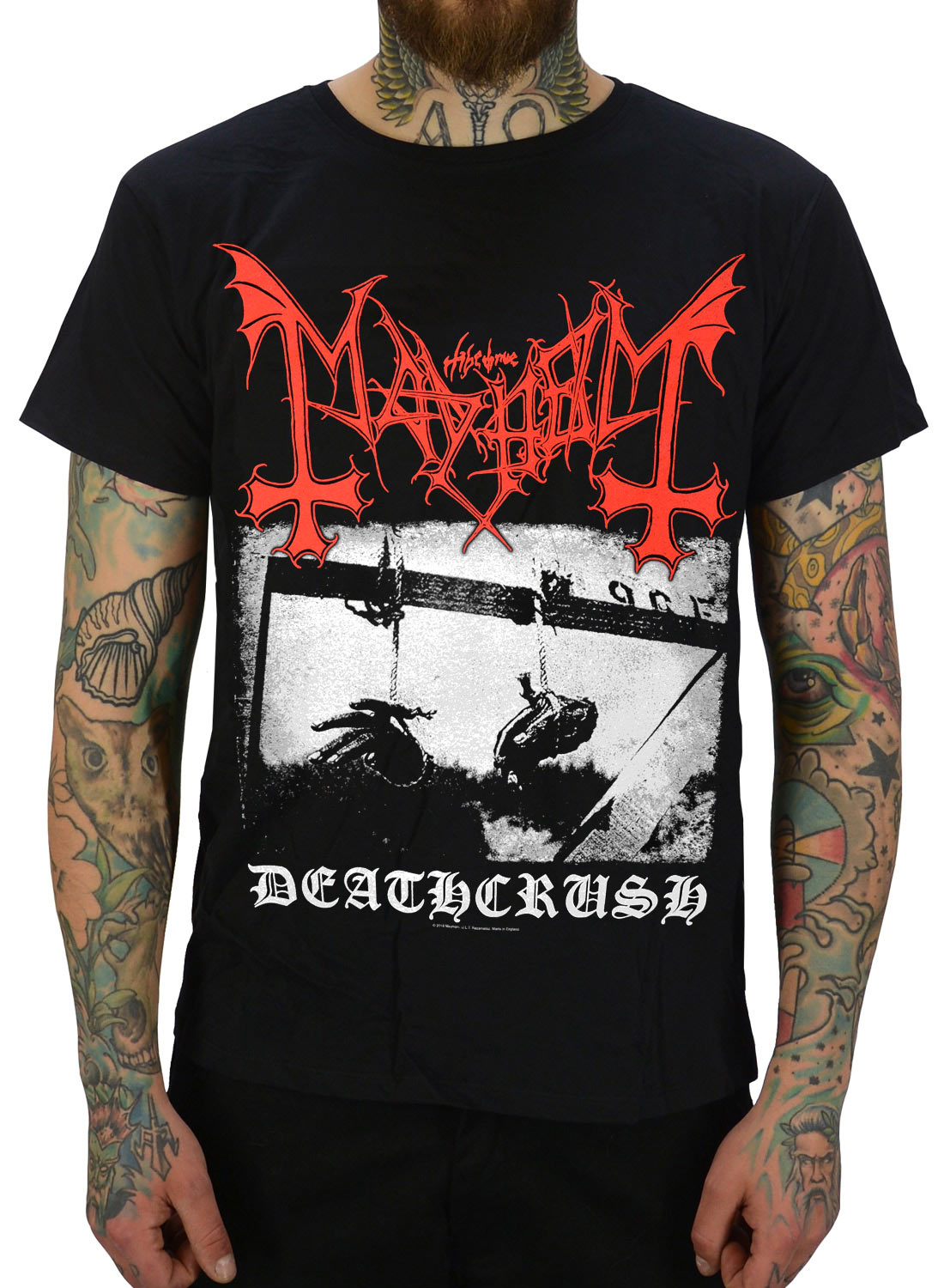 Mayhem Deathcrush musta t-paita