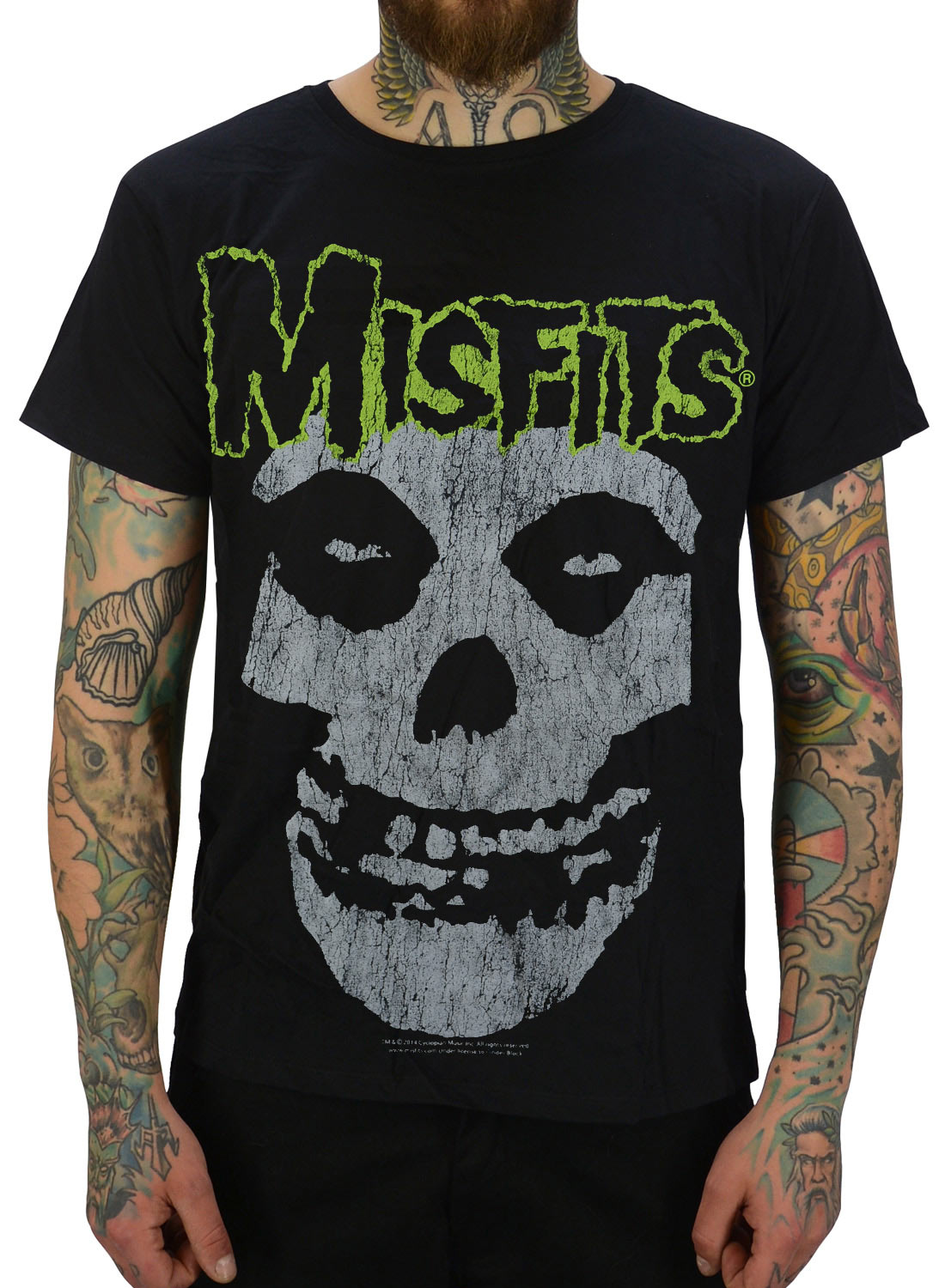 Misfits Vintage Skull -t-paita