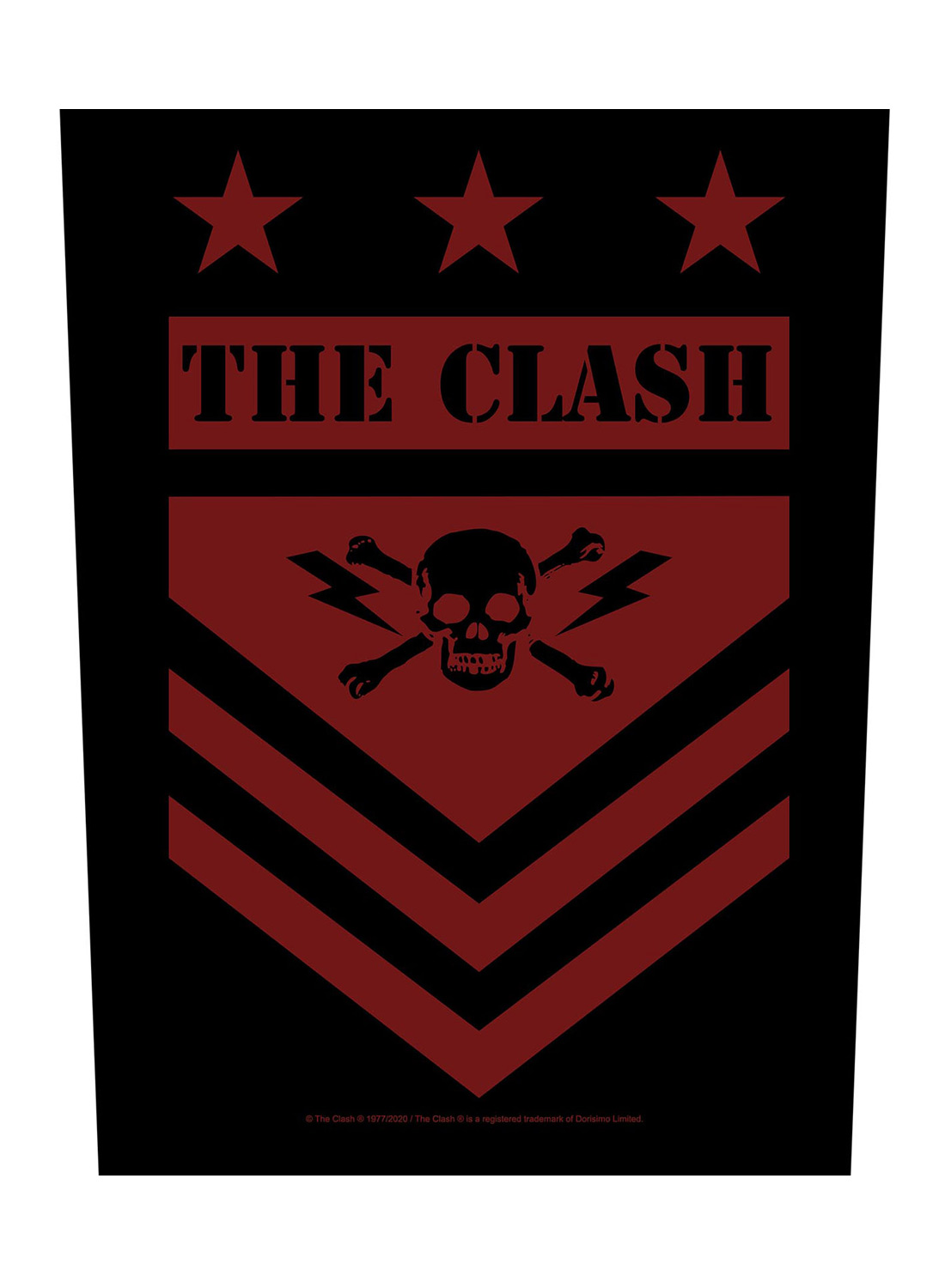 Clash Military Shield -selkämerkki