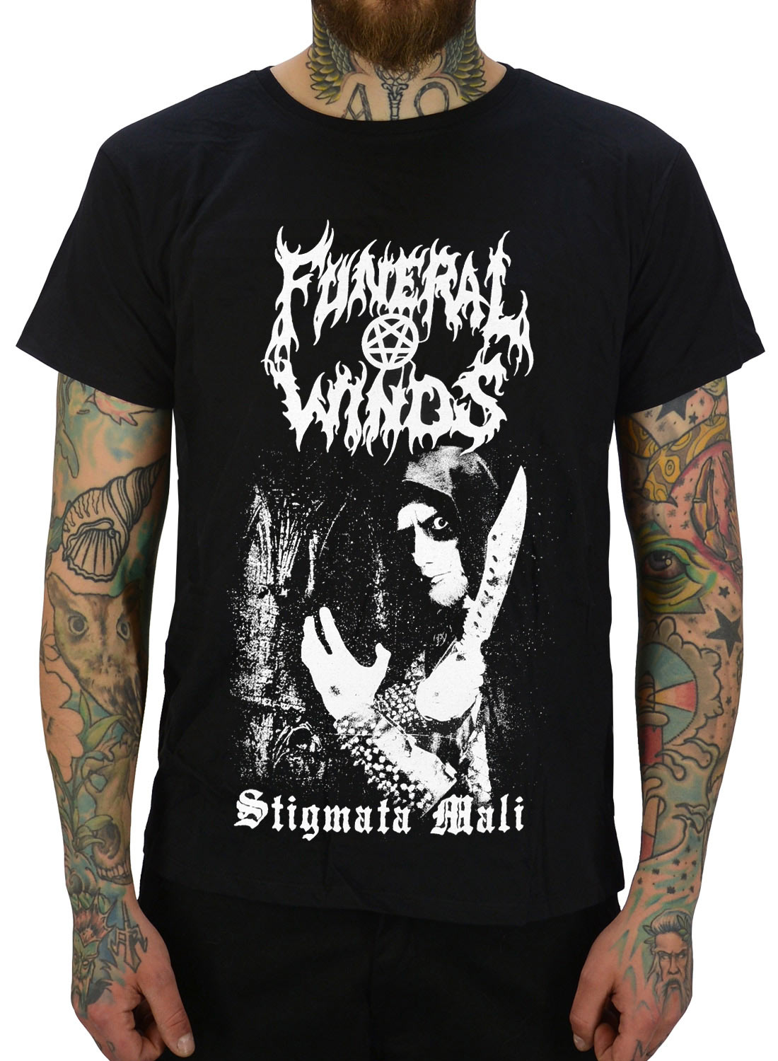 Funeral Winds Stigmata Mali -t-paita