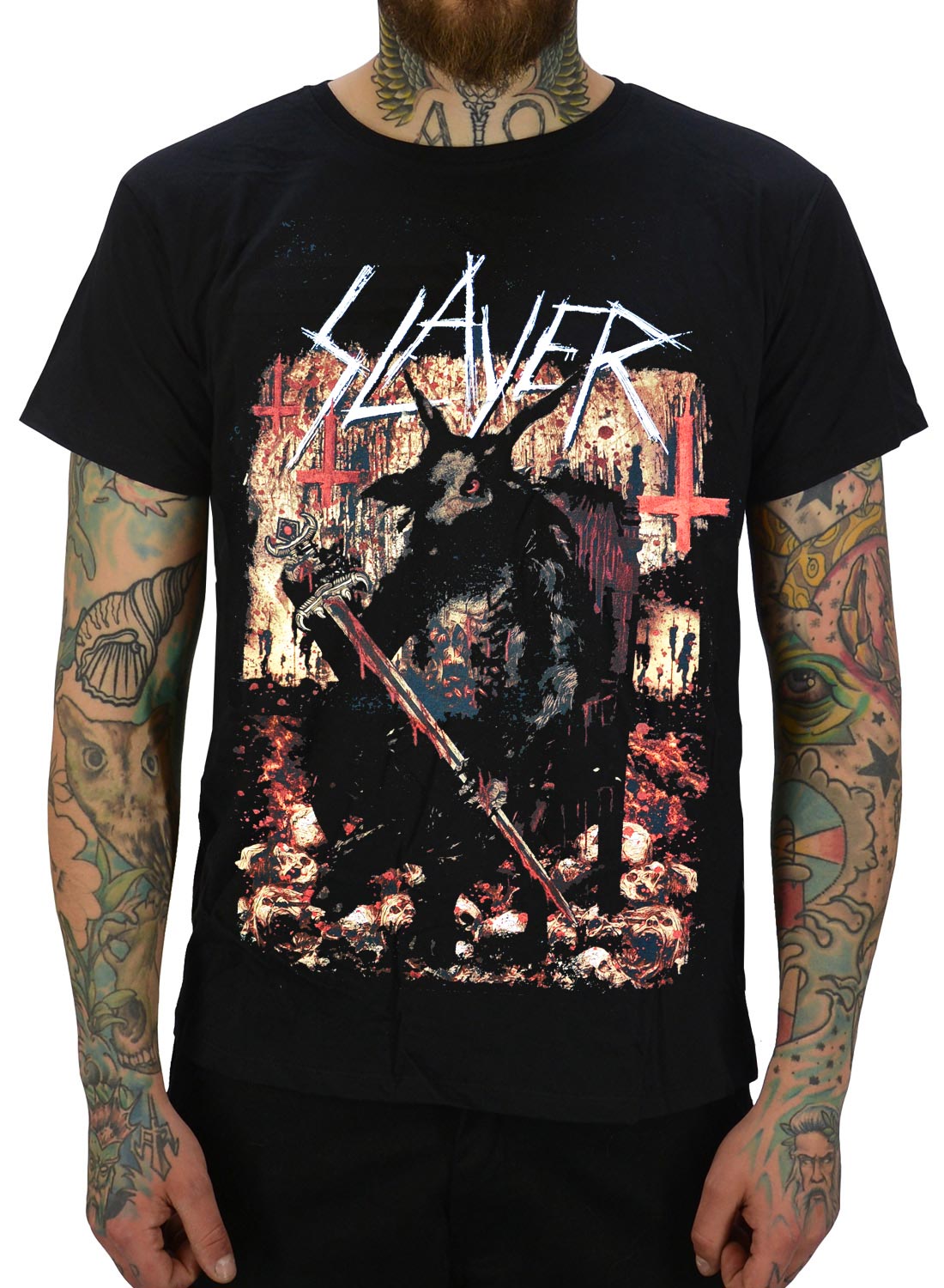 Slayer Hellthrone -t-paita
