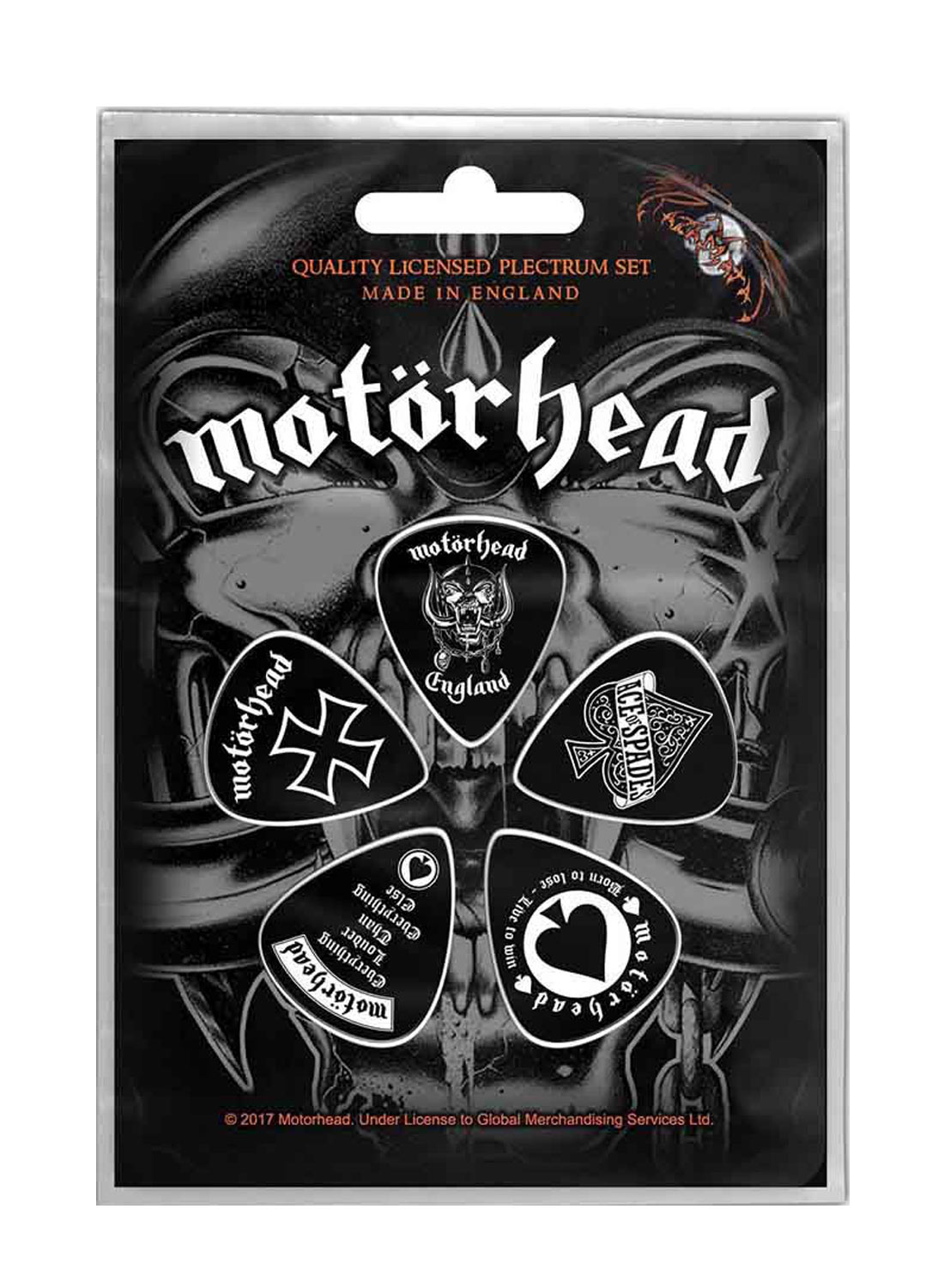 Motörhead Englandin plektrapakkaus