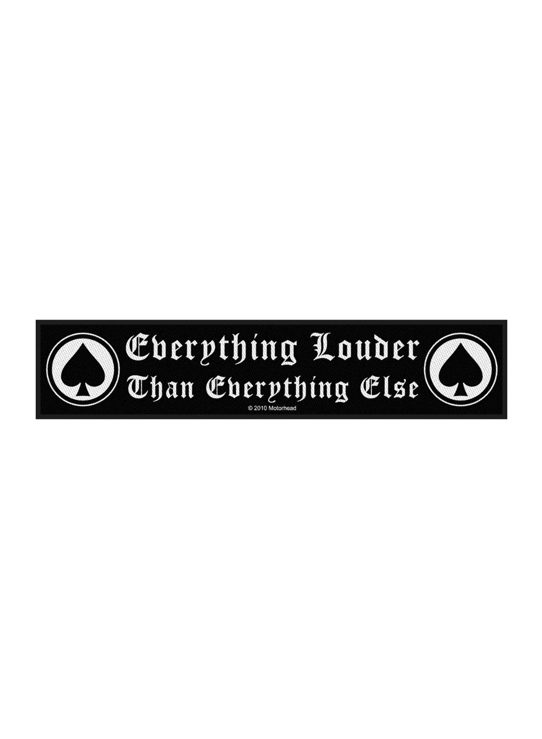 Motörhead Everything Louder -pitkä patch