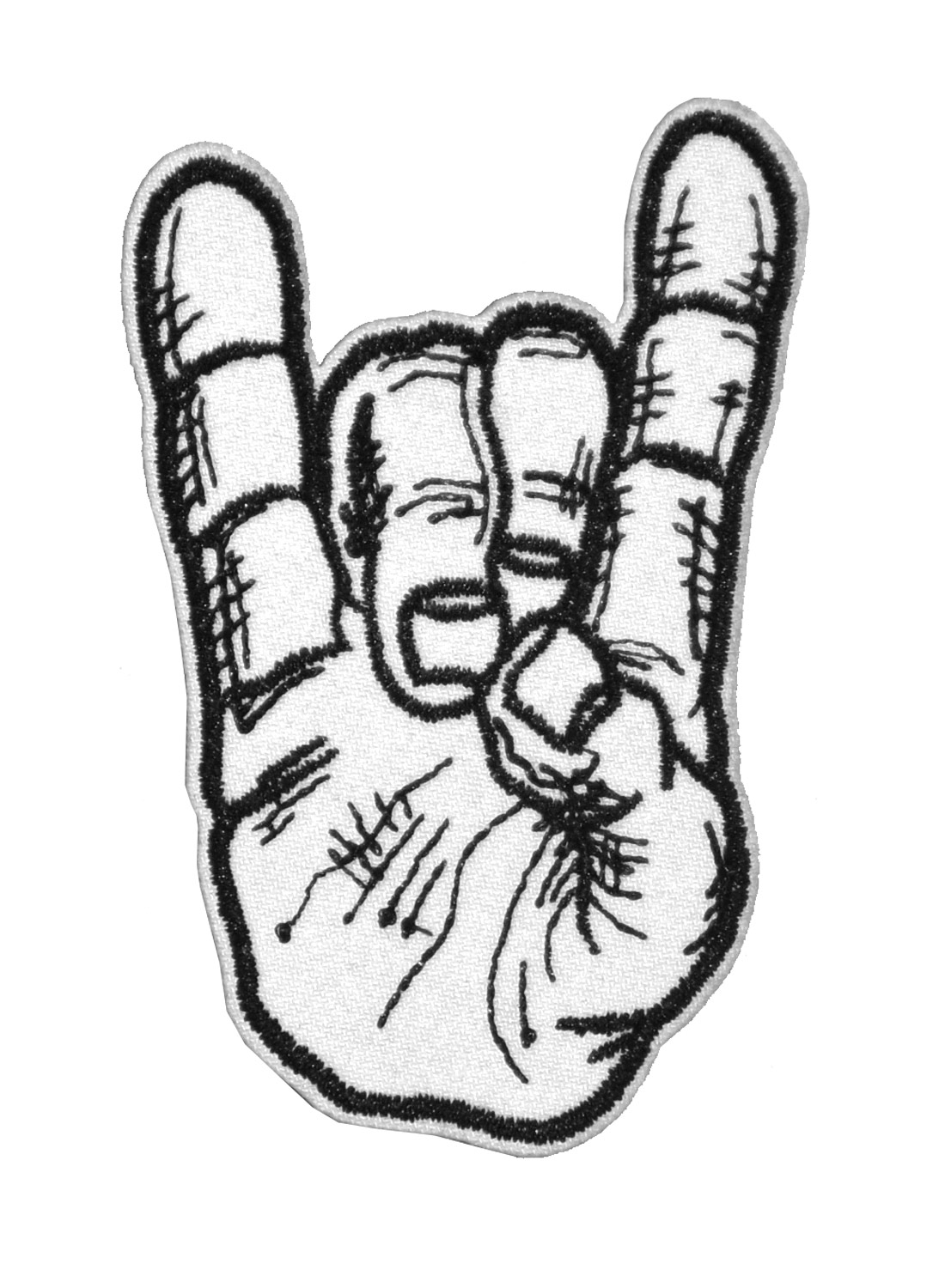 Sarvikyltti Kirjailtu kangasmerkki