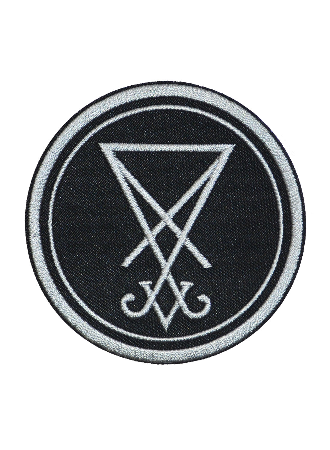 Luciferin sigil brodeerattu laastari