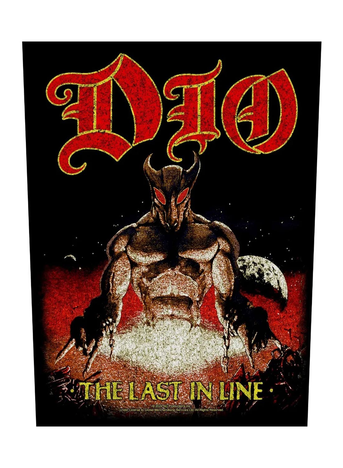Dio The Last In Line -selkämerkki