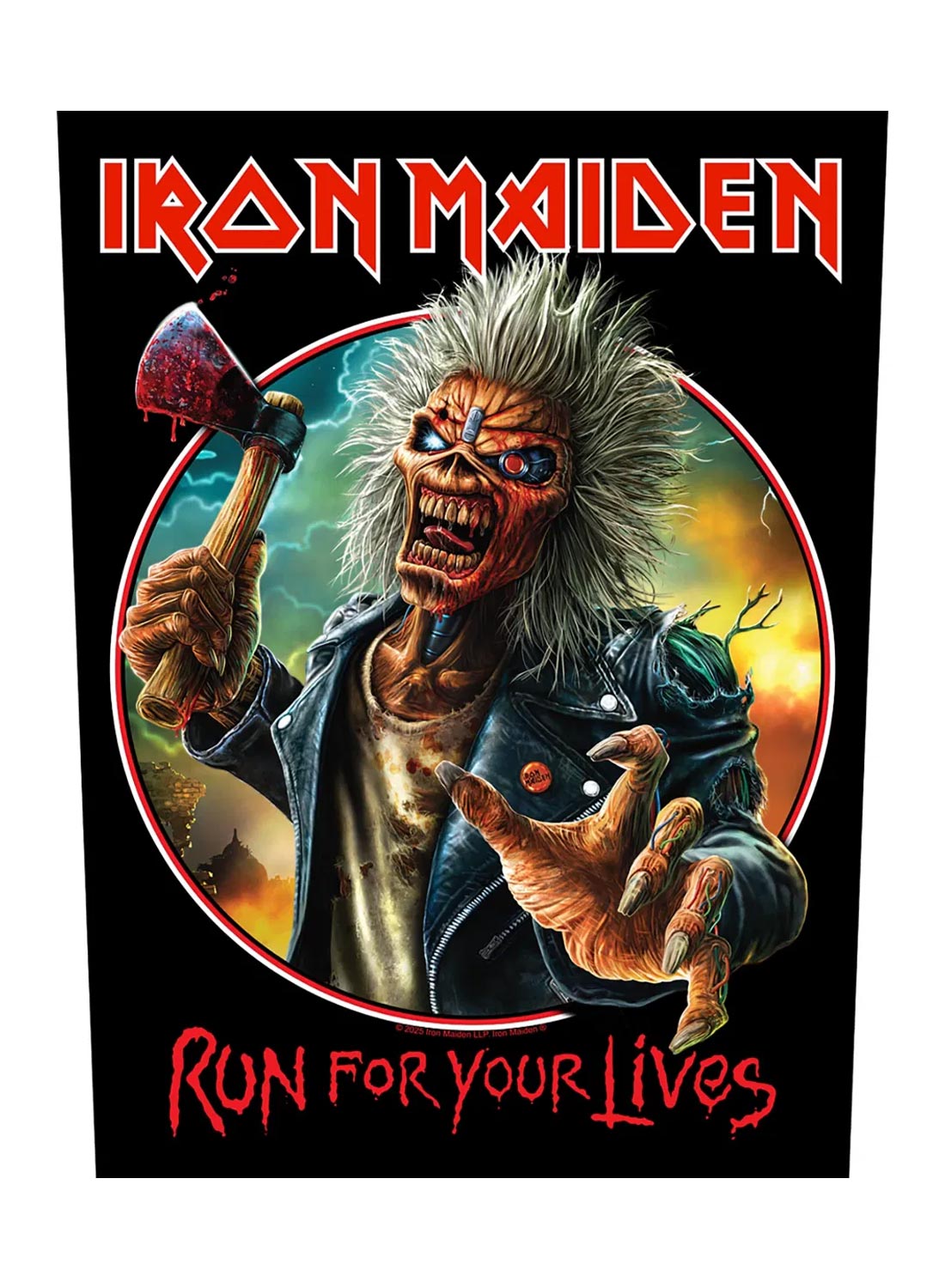 Iron Maiden Run For Your Lives -selkämerkki