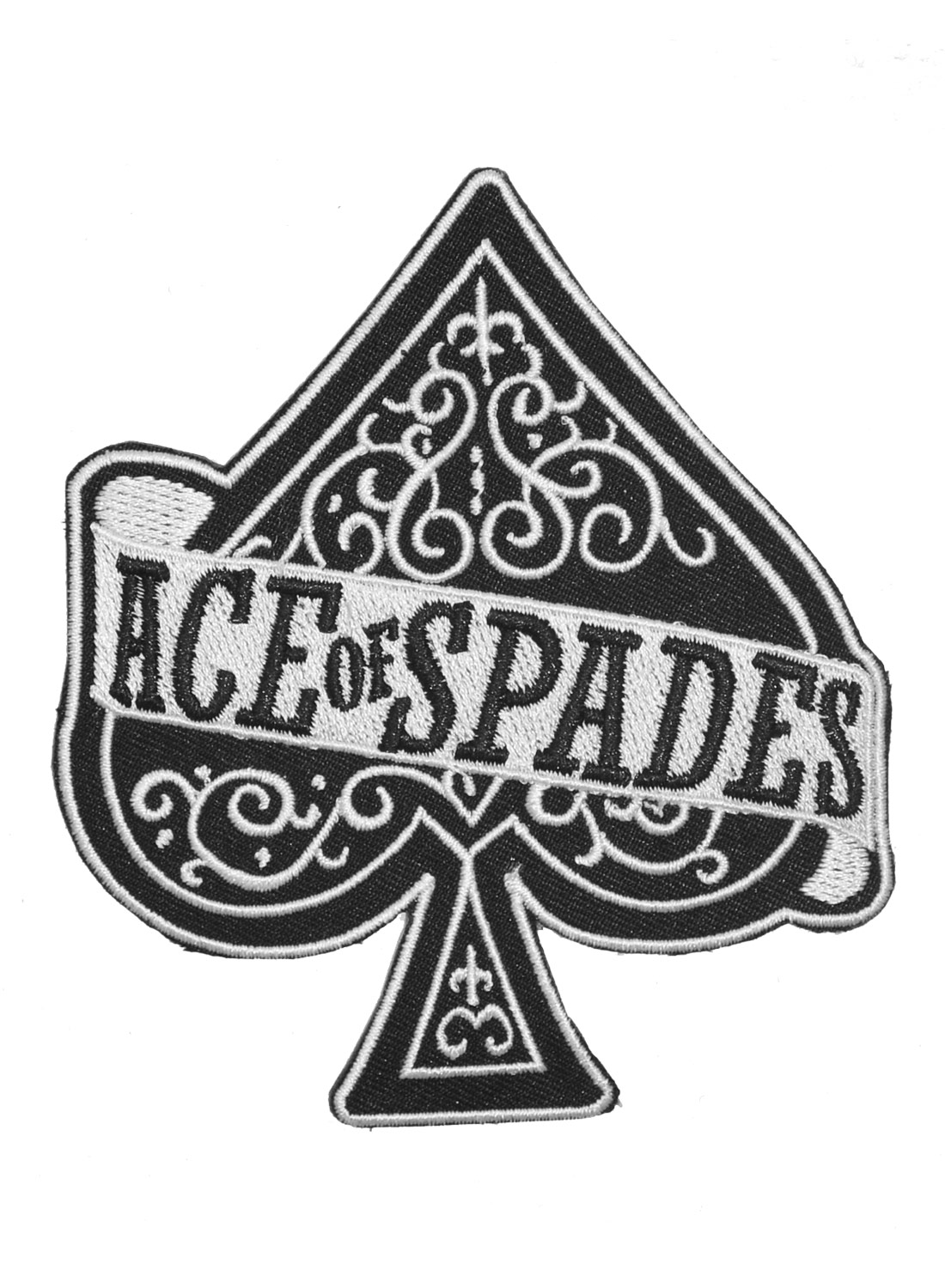 Ace Of Spades Brodeerattu laastari