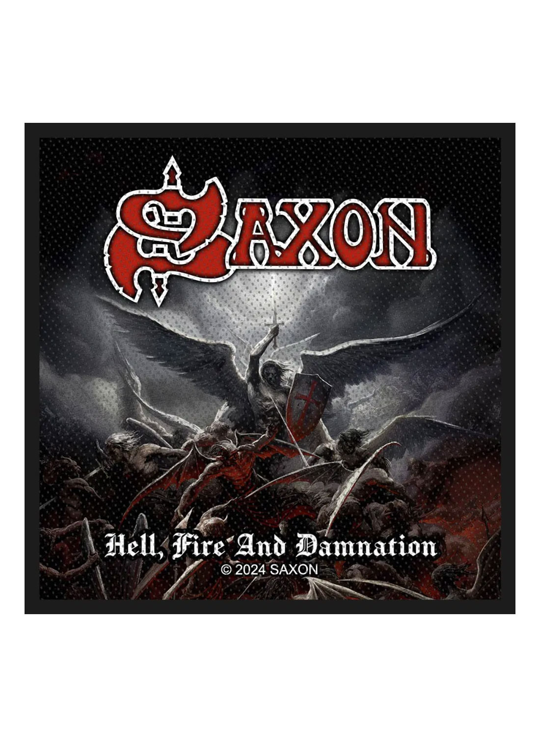 Saxon Hell Fire and Damnation Patch